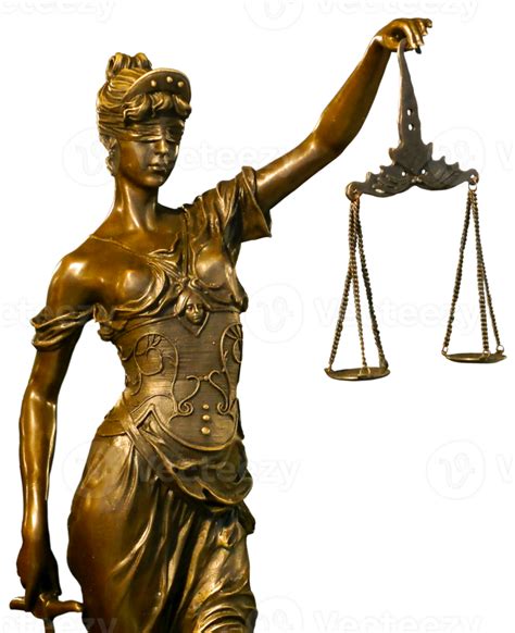 Bronze Lady Justice On Transparent Background 12658674 Png