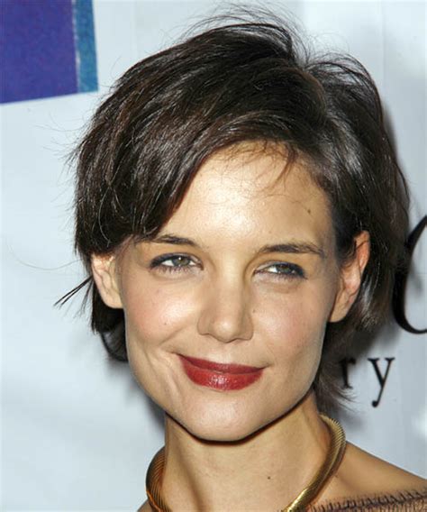 We've all heard that motto, whether it refers to a. Katie Holmes Short Straight Casual Hairstyle