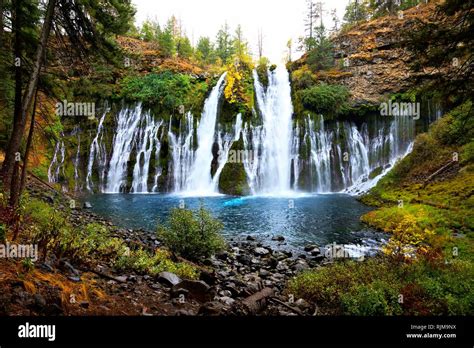 Burney Falls Hi Res Stock Photography And Images Alamy
