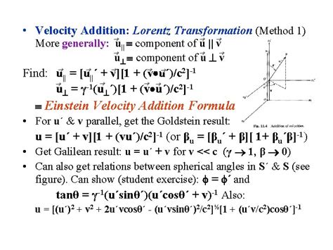 General Lorentz Transformation Consider A Lorentz Transformation With