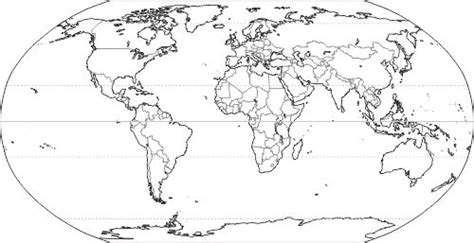 Kontury Świata Z Państwami Pdf Do Wydruku World Map Coloring Page