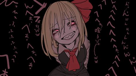Kawayabug Schoolgirl Anime Girls Yandere Horror Rumia Touhou