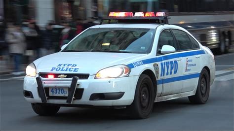 Nypd Police Car Responding With Siren And Lights Youtube