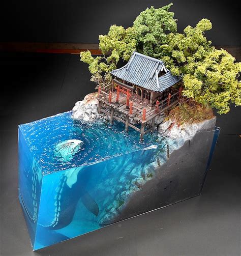 Spine Chilling Ocean Dioramas By A Sculptor Investigate What Lies
