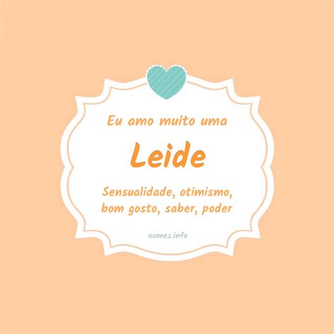 Significado Do Nome Leide