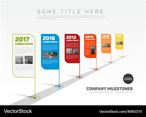 Milestone Infographic Timeline Excel Template Web Monthly Project