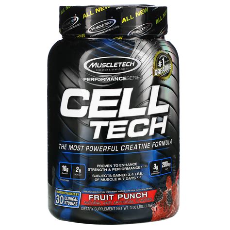 Muscletech Performance Series Cell Tech The Most Powerful Creatine