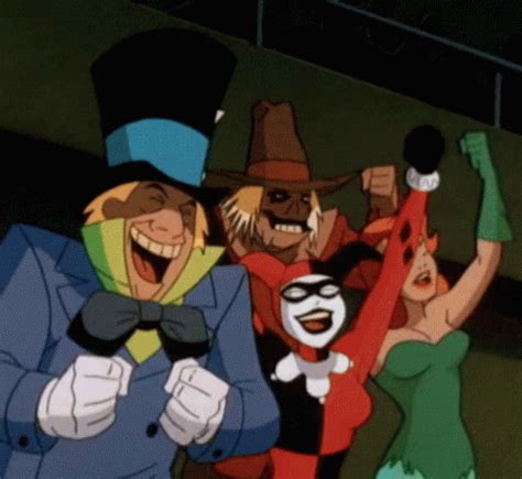 Batman Animated Cheer Gif Batman Animated Cheer Villains Discover My