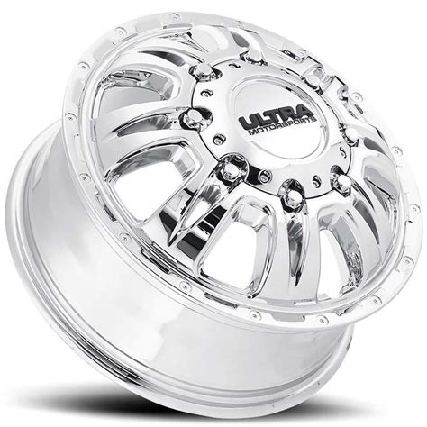 Ultra 049c Predator Dually Front Chrome Wheels