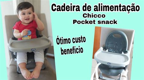 Resenha Cadeirinha De AlimentaÇÃo PortÁtio Chicco Pocket Snack Youtube