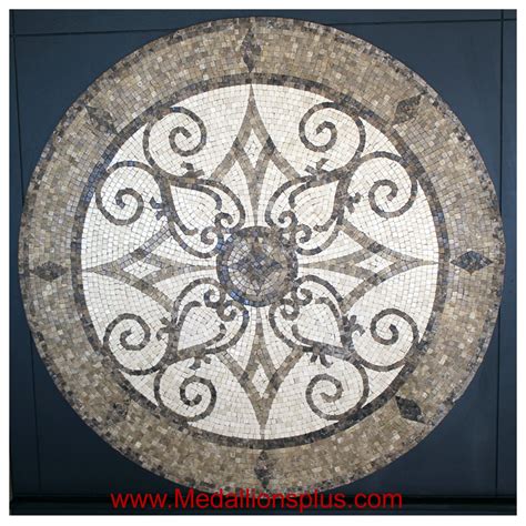 Round Mosaics Design 13 Floor Medallions On