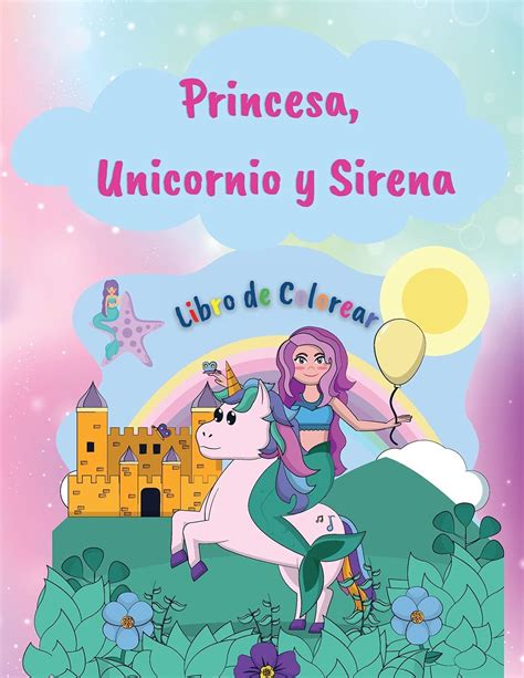 Buy Princesa Unicornio Y Memaid Libro De Colorear Libro Para Colorear