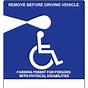 Illinois Permanent Disability Placard