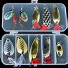 Aliexpress.com : Buy Lot 10pcs Metal Fishing Lures Bass Spoon Crank ...