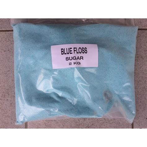 Candy Floss Sugar Blue Raspberry 2kg Bag Usa Foods