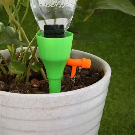 Drip Irrigation Kit System 6 Pieces Plant Cone For Watering Bottle In