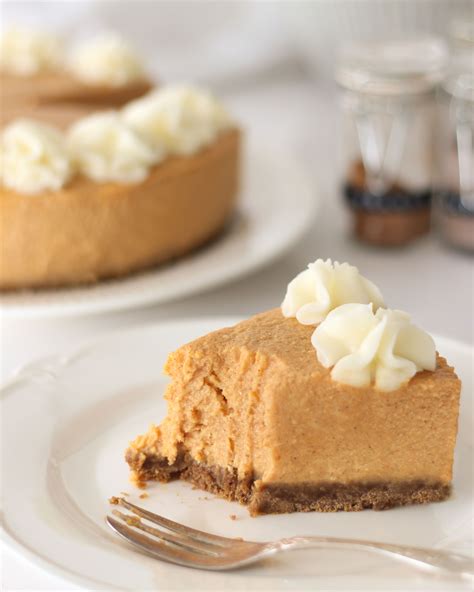No Bake Pumpkin Pie Cheesecake Recipe Recipes By Carina Pumpkin Pie