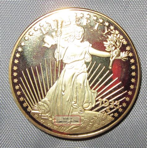 1933 Gold Double Eagle Copy Coin St Gaudens Design