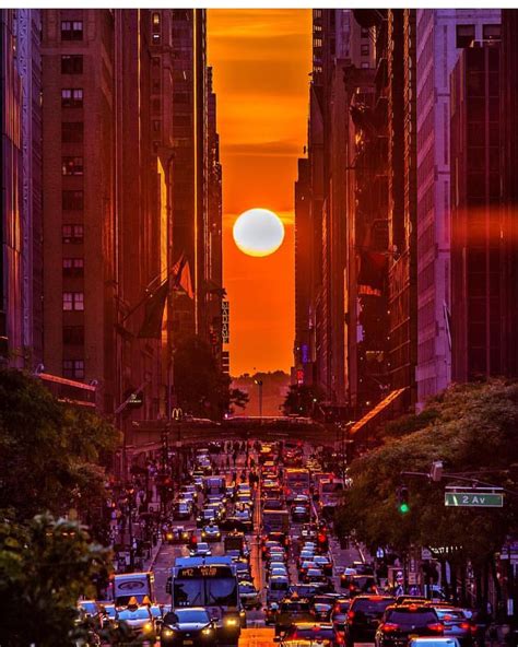 Photo By Papakila About Yesterday Manhattanhenge Newyork