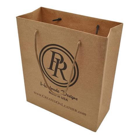 Cheap Recycled Custom Logo Printed Personalized Kraft Paper Bags With
