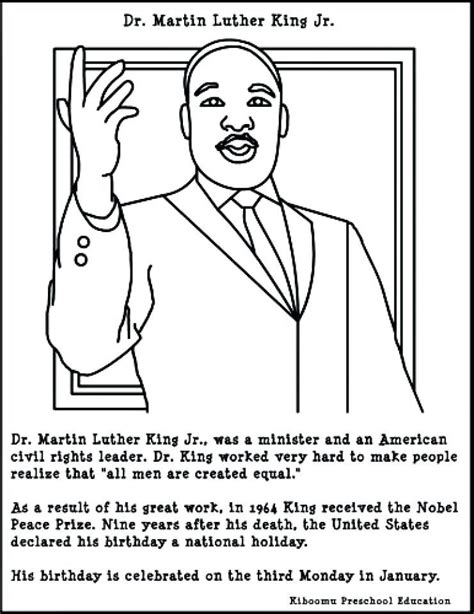 Martin Luther King Worksheets Free Printable