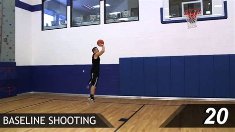 Basketball Shooting Drills Baseline Shooting 10 Minute Shooting