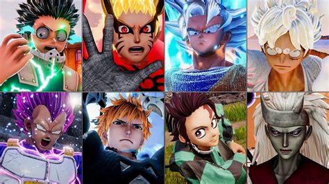 Jump Force All Transformations And Ultimate Attacks Mods 4k 60fps Youtube