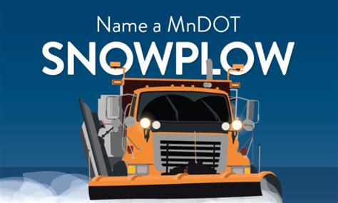 Mndot Announces ‘name A Snowplow Winning Names Lakes Area Radio