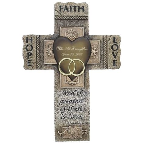 Faith Hope And Love Marriage Cross 105 Inch With Images Love And