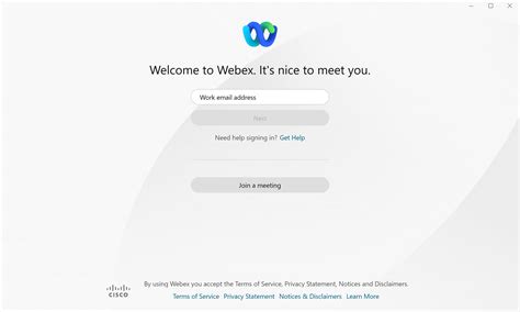 Webex Login
