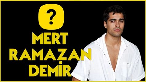 Entrevista Con Mert Ramazan Demir Vida Personal Y Estilo De Vida