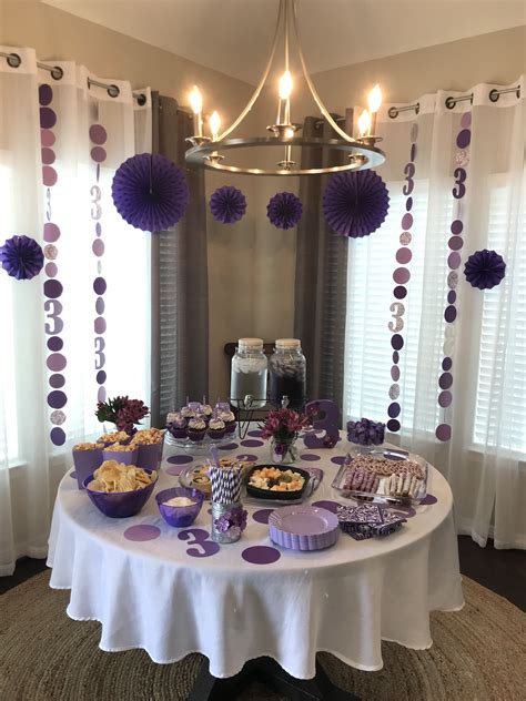 Printable happy birthday card download, birthday card download, floral birthday greeting card. Purple Birthday Party (With images) | Purple birthday ...