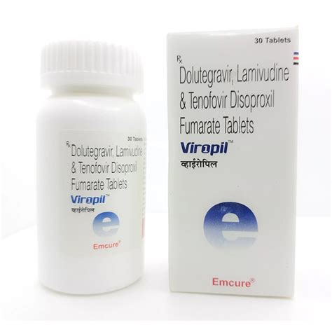 Viropil Dolutegravir Lamivudine And Tenofovir Disoproxil Fumarate Tablets Emcure