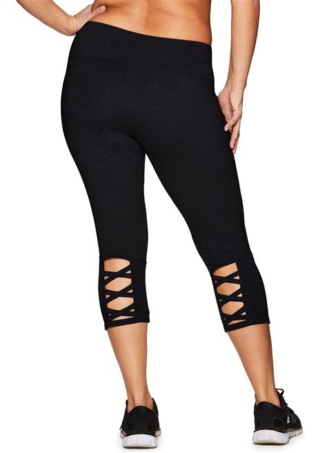 Rbx Rbx Active Women S Plus Size Cotton Spandex Fashion Workout Yoga Capri Leggings Walmart
