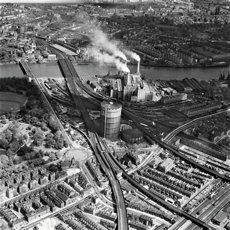 29 Majestic Historical Photos Of Britain From Above In 2020 Battersea