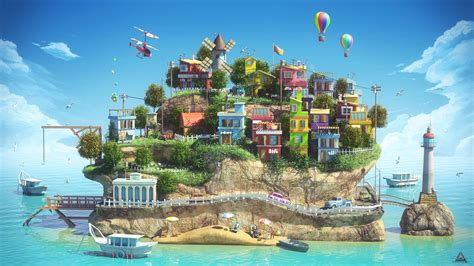 Cartoon Island Wallpapers Top Free Cartoon Island Backgrounds