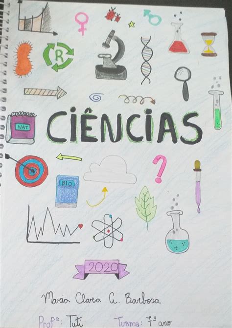 Capas De Trabalho De Ciencias Para Imprimir Ensino