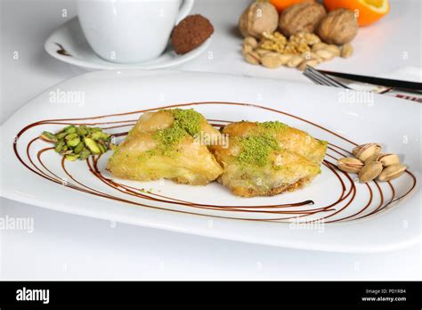 Turkish Dessert Baklava Sobiyet Stock Photo Alamy