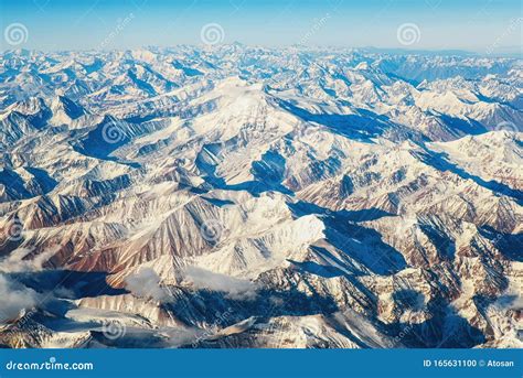 Aerial View Of The Andes Mountains Stock Photo Image Of Destinations