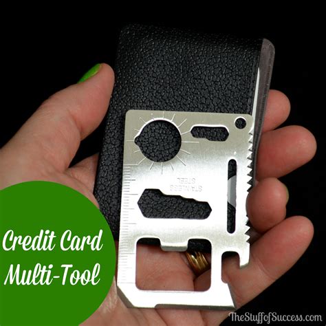 11 Tools In 1 Credit Card Multi Tool Easily Store It In Your Wallet