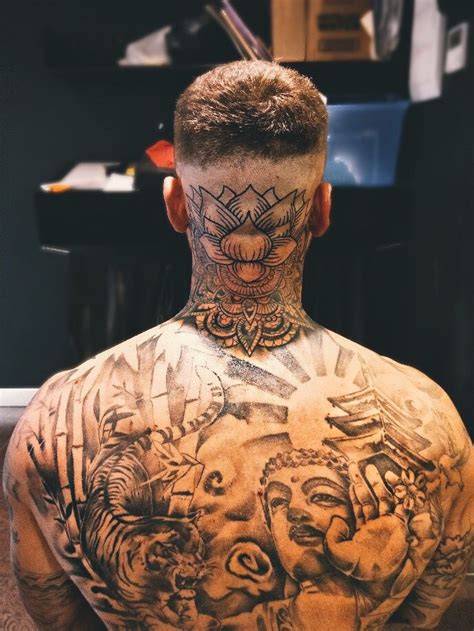 Tattoo Designs For Men On Back Of Neck