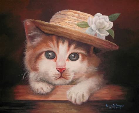 Dunia Lukisan Javadesindo Art Gallery Pilihan Lukisan Kucing Banyak