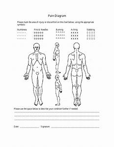 Body Diagram Template Human Download Printable Pdf Templateroller