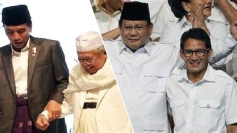 membandingkan ucapan selamat tahun baru jokowi maruf amin dan prabowo sandiaga grafis vs formal