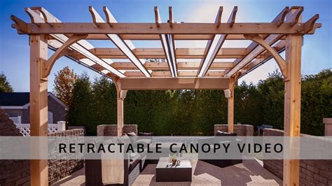 This demand for adaptable space is leading many. Pergola Retractable Canopy | Outdoor Living Today - YouTube
