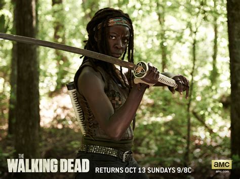 Michonne The Walking Dead Wallpaper 35648028 Fanpop