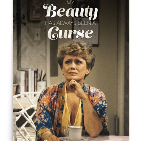 The Golden Girls Blanche Beauty Premium Satin Poster Shop Hulu