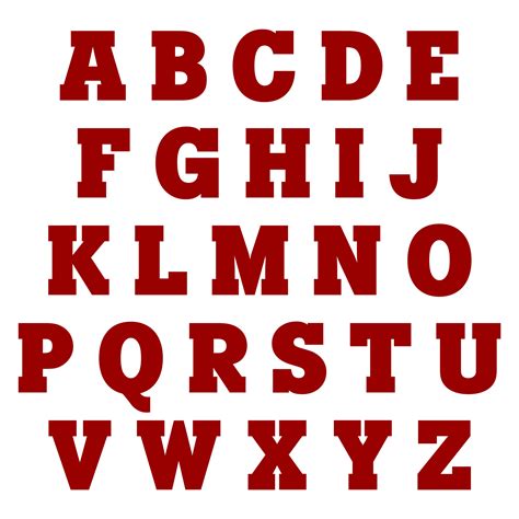 7 Best 5 Inch Printable Letters A Z