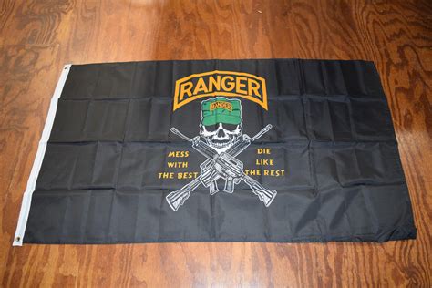 At Auction Army Ranger Flag