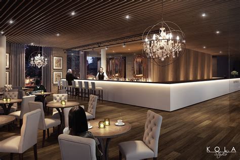Visualization Of A Hotel Bar Produced For The Imperial Park Hotel